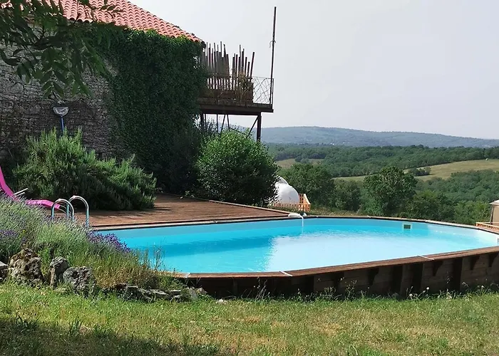 Noct Enbulle Luksusowy namiot Cabrerets